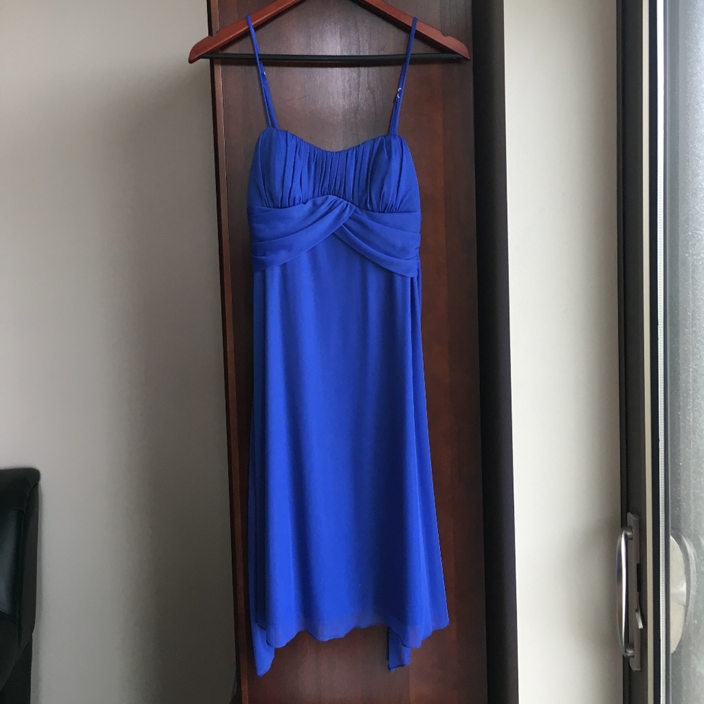 Speechless Mini Blue Dress
